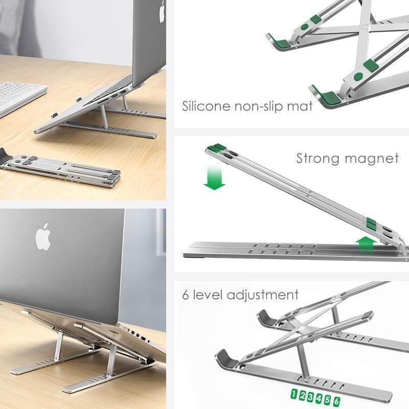 X Style Adjustable Aluminum Laptop Riser